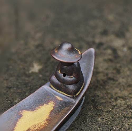 Fishing Boat Ceramic Incense Stand
