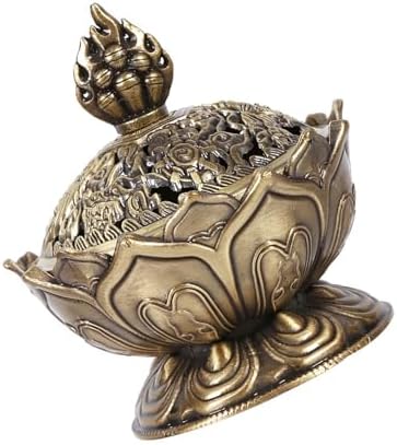 Kodrily Lotus Cone Incense Holder Mini Vintage Charcoal Burner