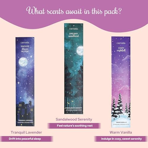 Carnatia Sleep Essentials Incense Sticks Set of 6