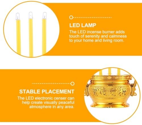 LED Electronic Incense Burner for Home Decor