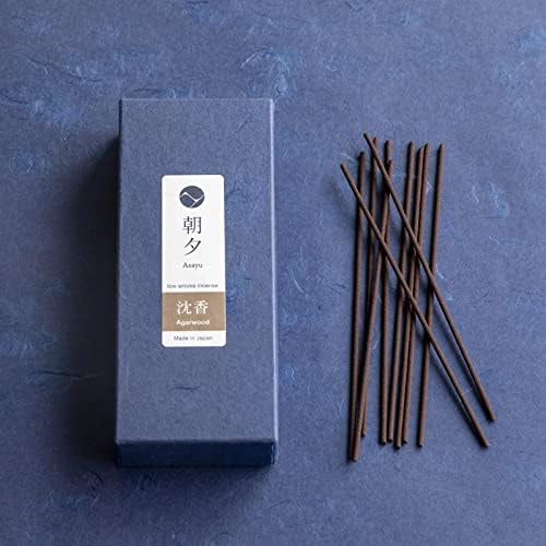 Asayu Japan Low Smoke Agarwood Incense Sticks 40gr