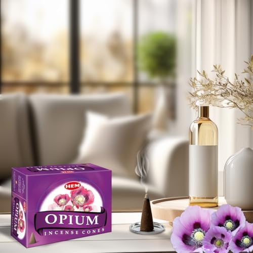 HEM Opium Incense Cones 120 Cones in 12 Boxes