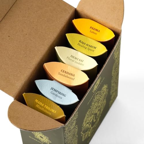 Jembrana Incense Cones - 6 Scents Mix 60 Total
