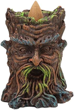 Ebros Gift Magical Forest Greenman Incense Burner Sculpture