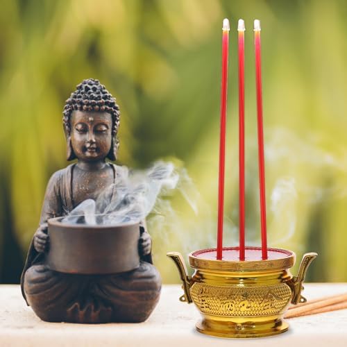 Buddha Style Electronic Incense Burner with LED Light