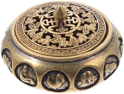 CIMAXIC Brass Chinese Zodiac Incense Burner - Decor and Aromatherapy
