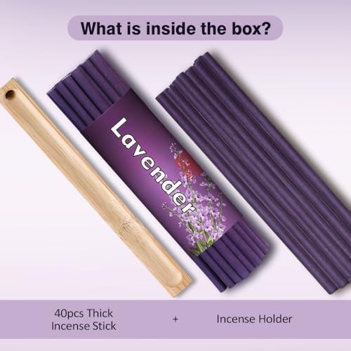Thick Incense Sticks 120 Minutes Lavender Scented