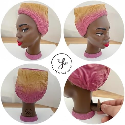 Elegant Head Incense Burner for Black Woman
