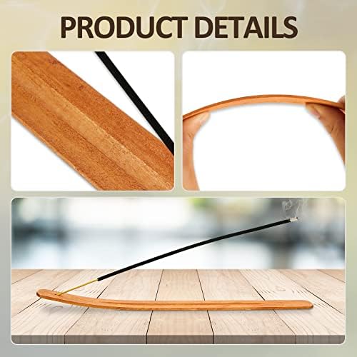 Cunhill 24pc Wooden Incense Stick Holder Set