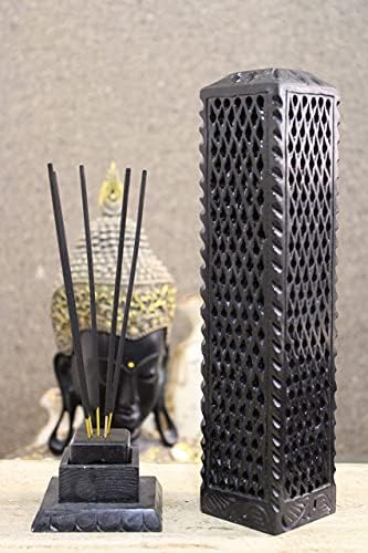 Handmade Soapstone Incense Stick Tower Holder