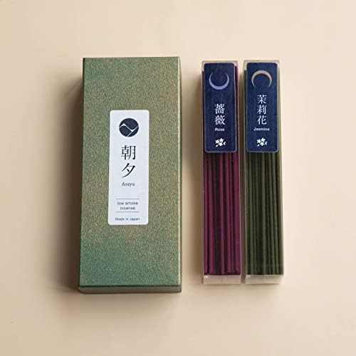 Asayu Japan Low Smoke Incense Sticks - Floral Set