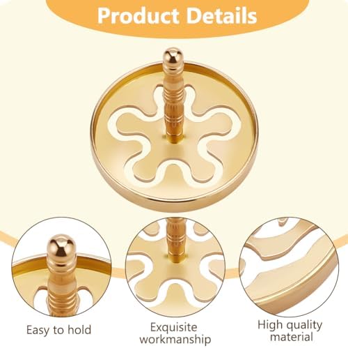 WEBEEDY 3 Pcs Brass Incense Press Set for DIY Home Fragrance