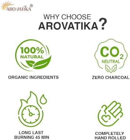 ARO VATIKA Palo Santo Hexa Incense Sticks Set of 120