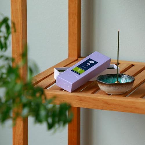 Asayu Japan Matcha Incense Sticks 20g Sample Low Smoke Non-Toxic