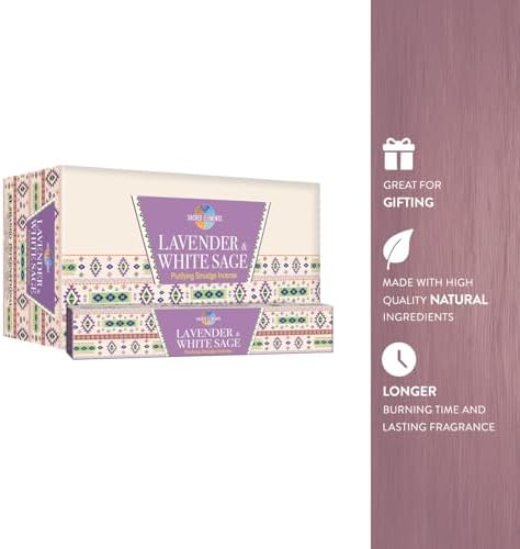 Sacred Elements Lavender White Sage Incense Sticks