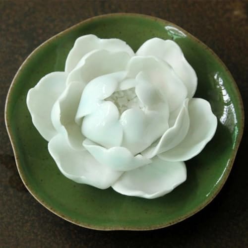 Handmade Chinese Ceramics Incense Holder White 255 Inch