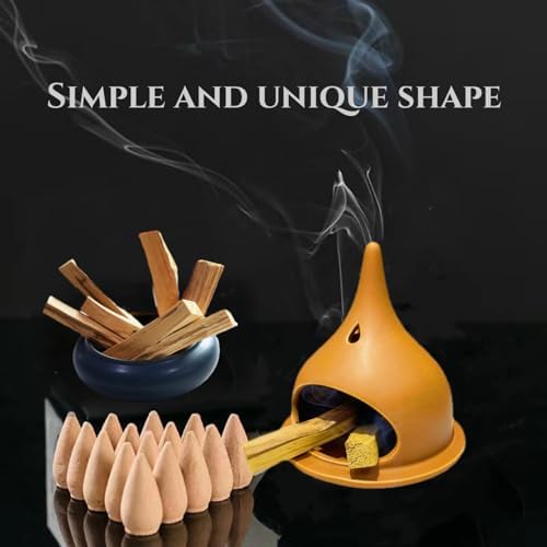 HOVOL 3-in-1 Ceramic Incense Burner Holder