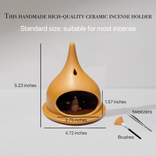 HOVOL 3-in-1 Ceramic Incense Burner Holder