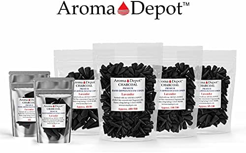 1 Inch Lavender Incense Charcoal Cones 85-100 Pack