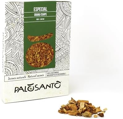 PALOSANTO Natural Incense Grains - 80g for Meditation Yoga