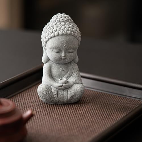 Buddha Incense Holder - Sakyamuni Blue Sandstone Burner