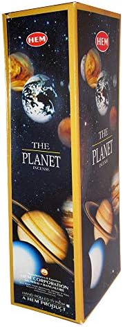 HEM Planet Box of Six 20 Gram Incense Tubes