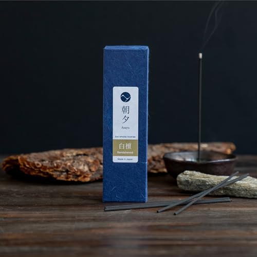 Asayu Japan Natural Sandalwood Incense Sticks Sample Size 20g