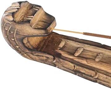 S B Arts Dragon Incense Holder - 12x2x25