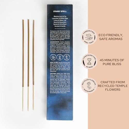 Carnatia Starry Spell Incense Sticks Set of 6