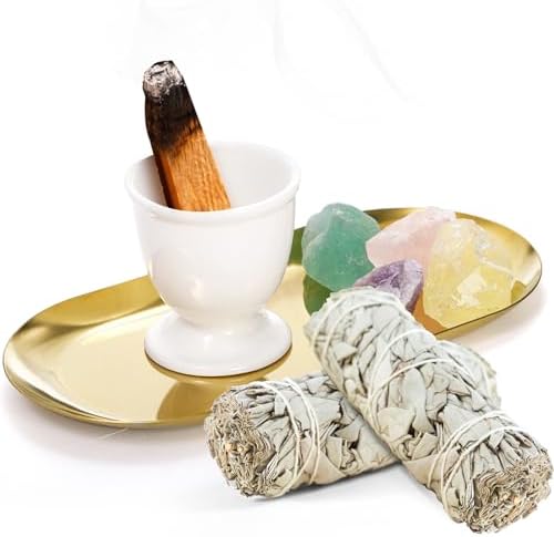 TOPZEA 6 in 1 Incense Holder Set for Meditation and Yoga