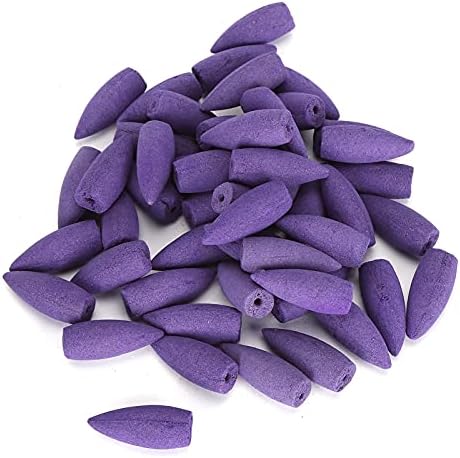 Zerodis 50Pcs Lavender Backflow Incense Cones