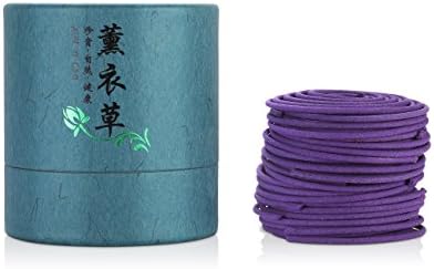 Miupoo Fragrant Coil Incense Lavender 24pcs Box