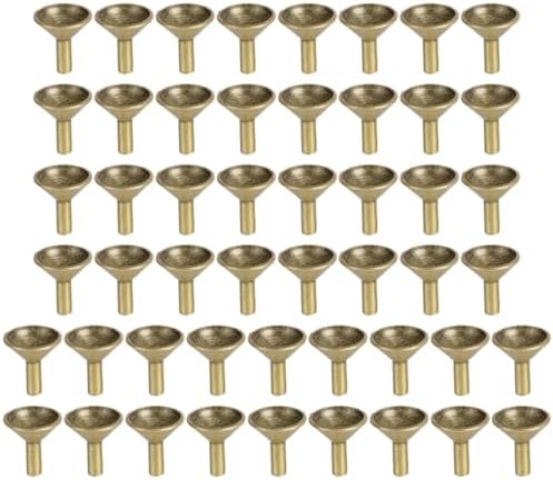 HANABASS 50PCS Brass Incense Holder for Home Decor Meditation Yoga Room Fragrance Decoration