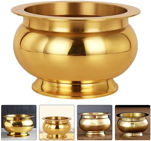 HOMSFOU Copper Incense Burner Meditation Decor