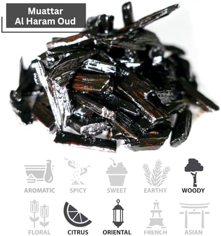 Muattar Al Haram Oud 50g Middle Eastern Incense for Meditation Home Fragrance