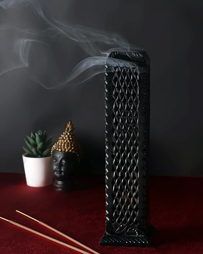 Handmade Soapstone Incense Stick Tower Holder