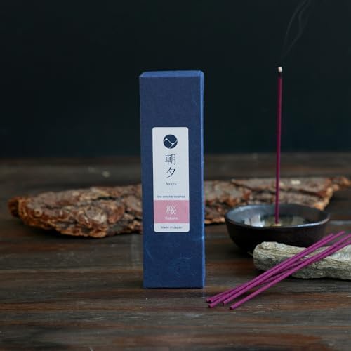 Asayu Japan Low Smoke Cherry Blossom Incense Sticks 20g Sampler