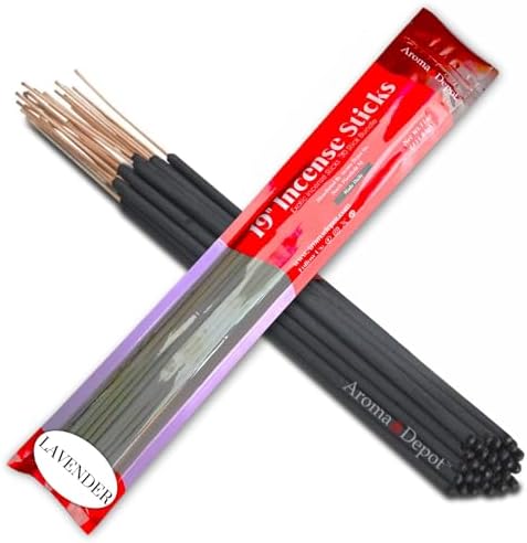 Aroma Depot Lavender Incense Sticks 19 Jumbo Bundle