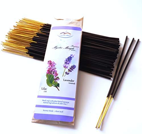 Lavender Lilac Natural Incense Sticks - 75 Grams - 50 Sticks