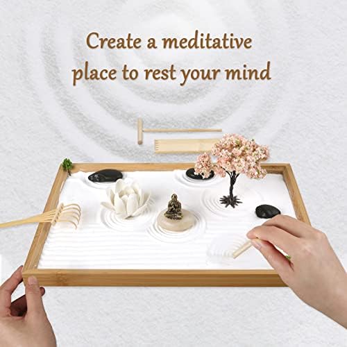 Zen Garden Kit for Office Desk and Home Decor