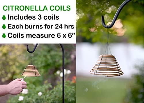 Rool Citronella Coils 3 Pack 6 Inch Outdoor