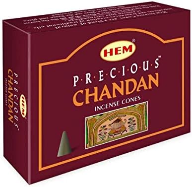 HEM Precious Chandan Incense Cones 120 Pack