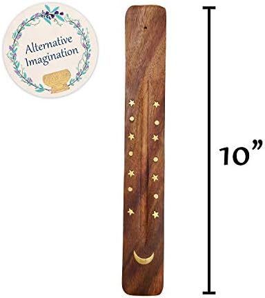Moon and Stars Incense Holder - Celestial Design for Single Stick