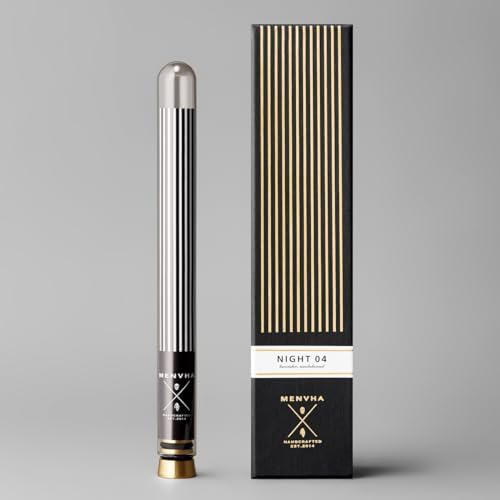 Japanese Incense Sticks with Brass Holder - Lavender Night Series 30 Sticks
