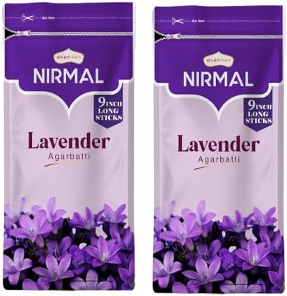 Shubhkart Nirmal Lavender Incense Sticks - 200 Sticks Pack of 2