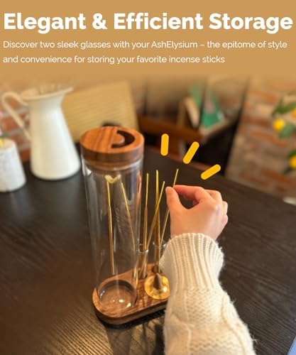 AshElysium Incense Burner Holder for Sticks and Cones