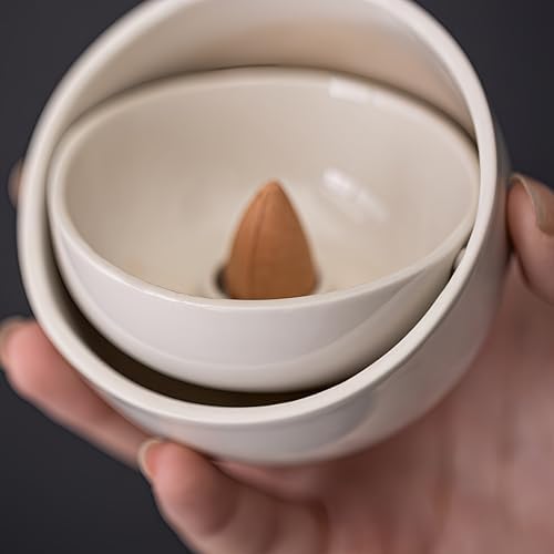 Ceramic Hanging Incense Burner - Automatic Rotating