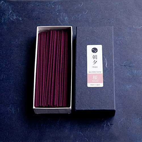 Low Smoke Sakura Incense Sticks 40g by Asayu Japan