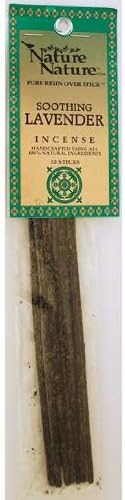 Natures Bakery Pure Resin Incense - Lavender Scent - 10 Sticks