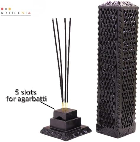 Handmade Soapstone Incense Stick Tower Holder